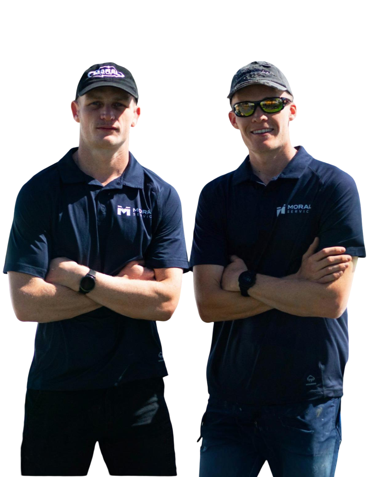 Justin and Shaun — the brothers behind Moral Service